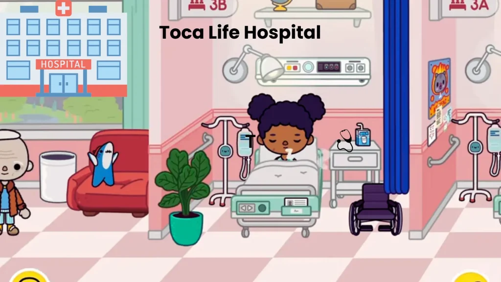 toca life hospital with hello kitty characters