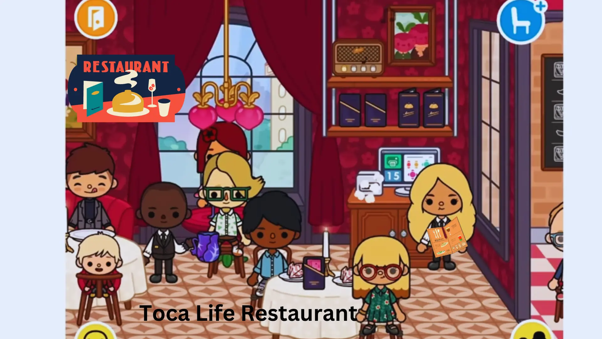 Run your own restaurant in Toca Life Restaurant