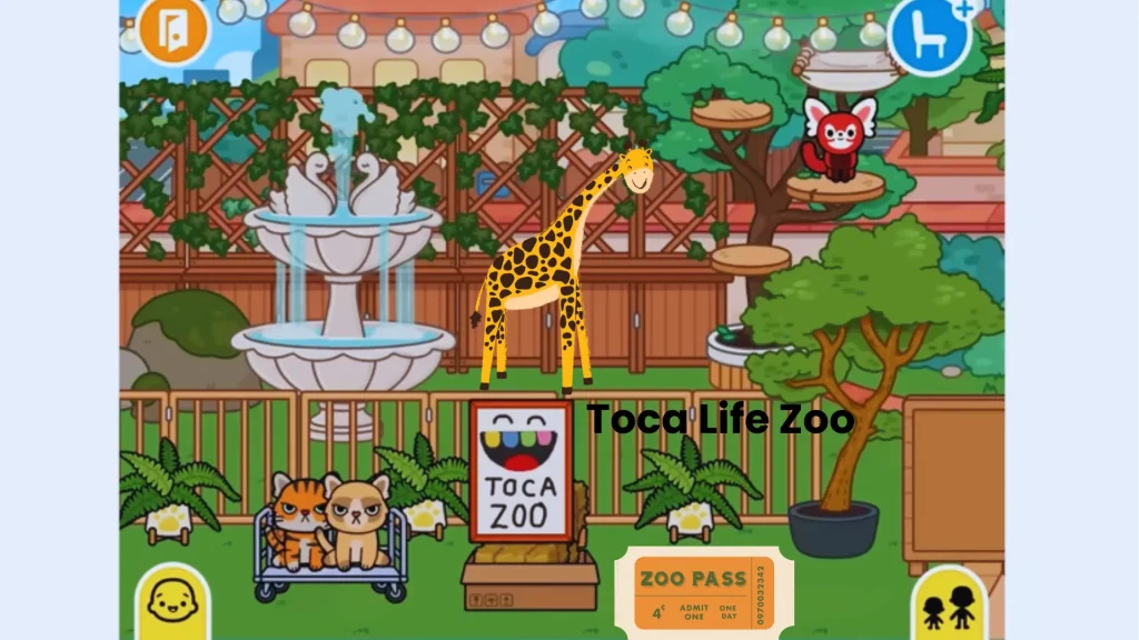 toca life zoo explorer with different characters 