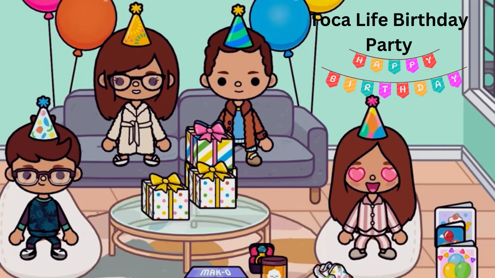 Celebrate with Toca Life Birthday Party fun