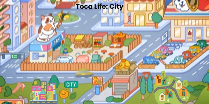 Toca Life City explore places