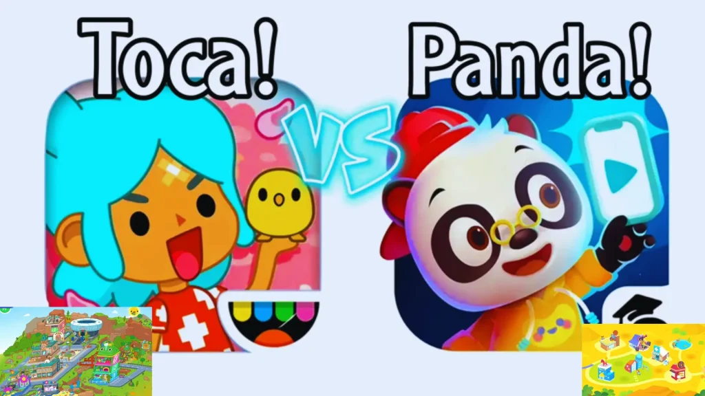 Toca Boca World VS Dr. Panda Town 5 toca life world VS Dr panda town