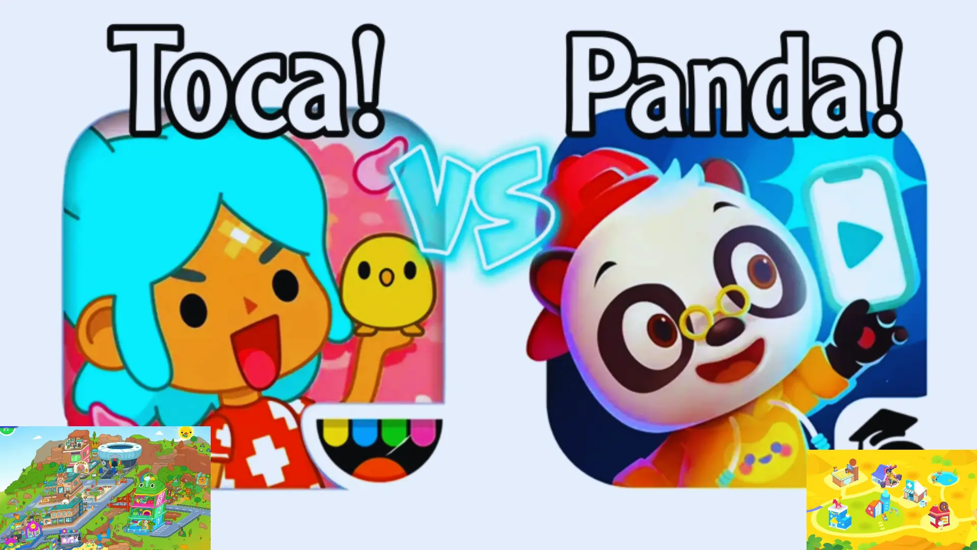 Toca Boca World VS Dr. Panda Town 1 toca life world VS Dr panda town