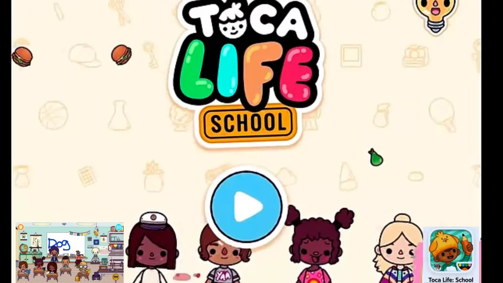 Toca Life: School 21 toca life school APK create stories in school