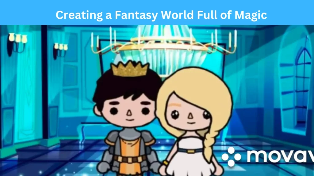 How to Make a Fantasy Kingdom in Toca Life World – Castles, dragons, and more! 17 A fairy tale story in Toca Boca World showing a magical castle, enchanted forest, and cute characters exploring a fantasy adventure