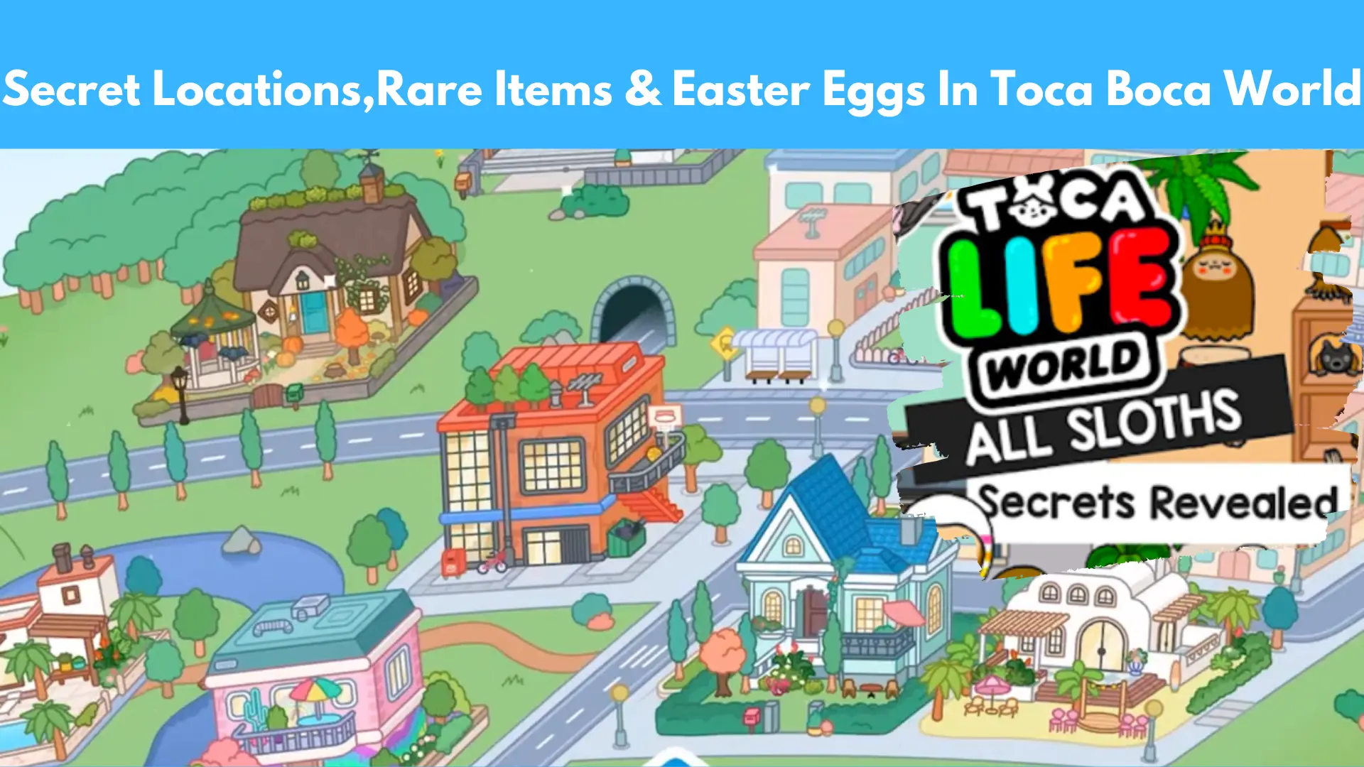 Secret Places and Super Rare Items in Toca Boca World 1 Secret location and rare items in toca boca world