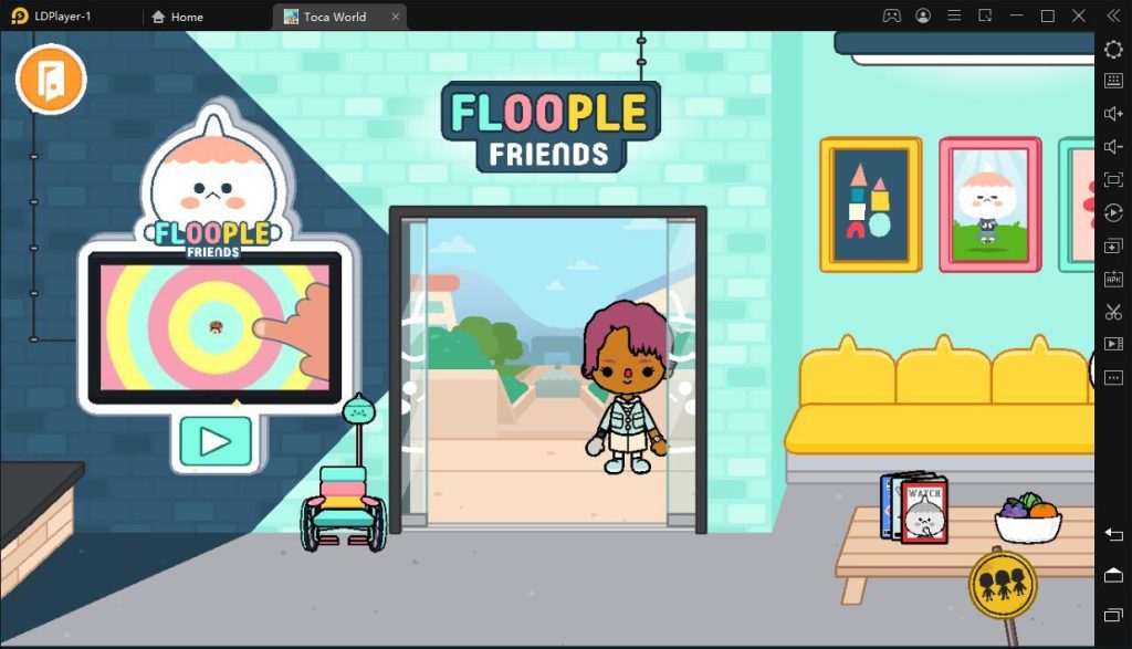 Explore Toca Boca City on Windows computer